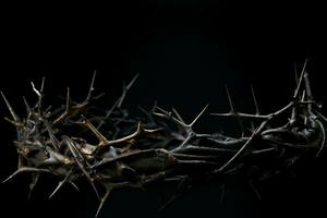 Sacred Crown thorns ancient. Generate Ai photo