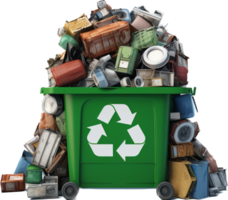 recycler png avec ai généré.