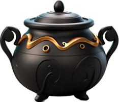 Cauldron png with AI generated.