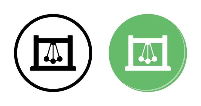 icono de vector de péndulo