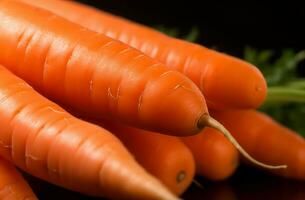 Carrots fresh vegetables. Generate Ai photo