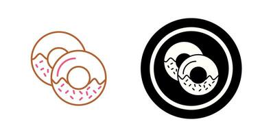 icono de vector de donut