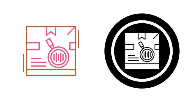 Tracking Code Vector Icon