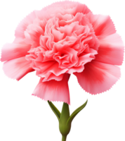 Carnation png with AI generated.