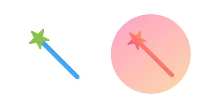 icono de vector mágico único