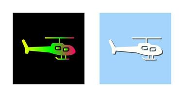 icono de vector de helicóptero