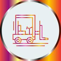 Forklift Vector Icon