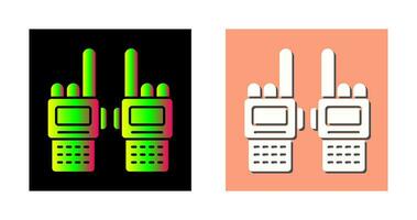 icono de vector de walkie-talkie