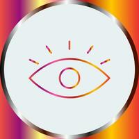 icono de vector de ojo