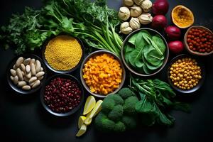AI Generative Image of featuring essential plant based ingredient photo