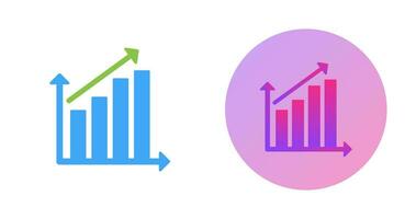 Rising Statistics Vector Icon