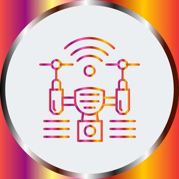 icono de vector de dron