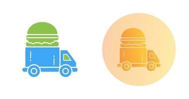 Fast Food Truck Vector Icon