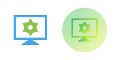 Computer Settings Vector Icon