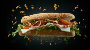 AI Generative a photo of sandwich