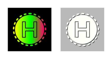 Helipad Vector Icon