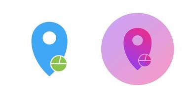 Location Statistics Vector Icon