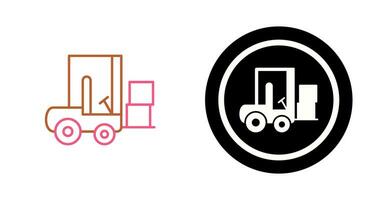 Forklifter Vector Icon