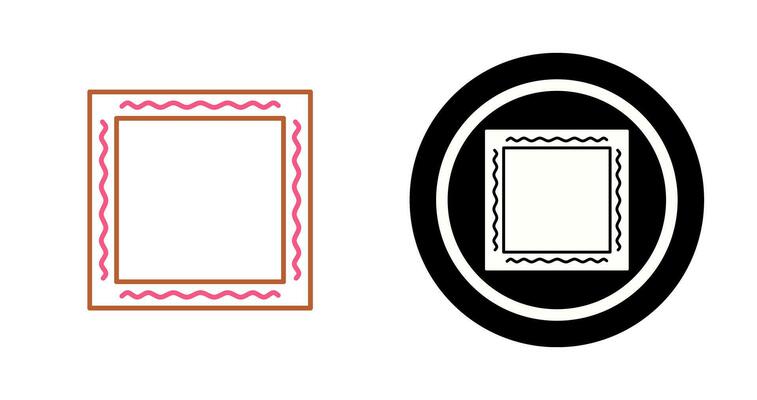 Unique Frame Vector Icon