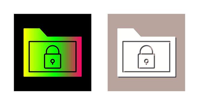 icono de vector de carpeta