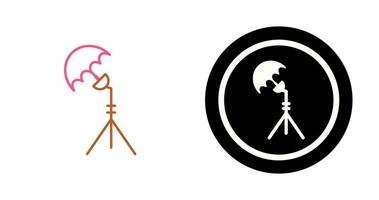 Unique Light Stand Vector Icon