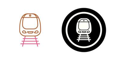 icono de vector de tren