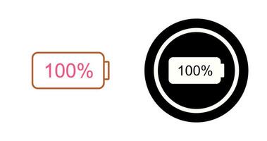 Unique Full Battery Vector Icon