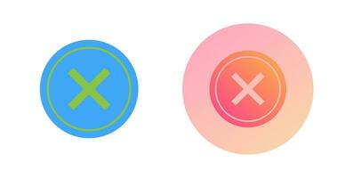 Do Not Cross Vector Icon