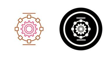 Automated Process Vector Icon