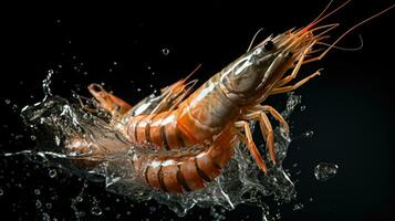 AI Generative a photo of shrimp