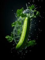 AI Generative a photo of cucumber