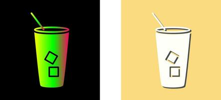 Iced Coffee Vector Icon