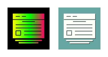 Website Vector Icon