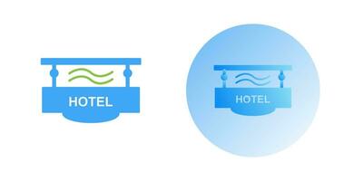 Hotel Sign Vector Icon