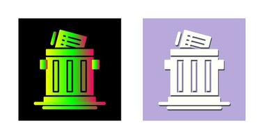 Trash List Vector Icon
