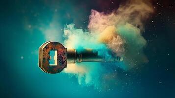Keys, business concept to unlock potential key to success or financial opportunities. . photo