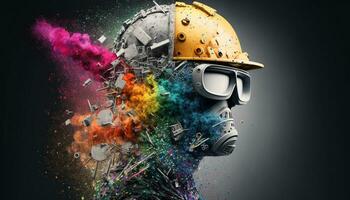 Job creation concept from professional engineers and civil engineering. Generative AI. photo