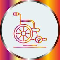 Wheel Chair Vector Icon