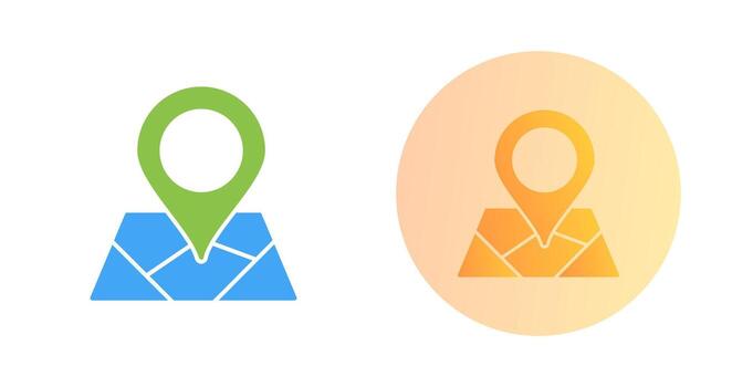 icono de vector de mapa