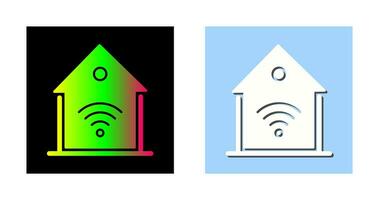 icono de vector de casa inteligente