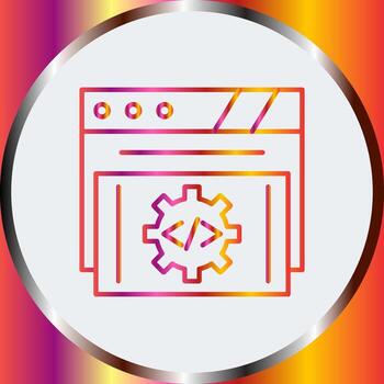 icono de vector de desarrollo