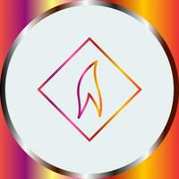 Flammable Material Vector Icon