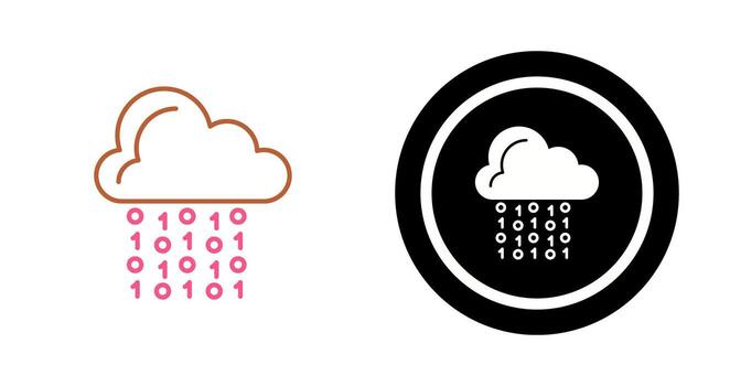 Cloud Coding Vector Icon