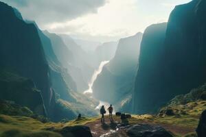 Breathtaking landscapes, iconic landmarks, or thrilling adventure activities, inspiring wanderlust and a sense of exploration. Generative AI photo