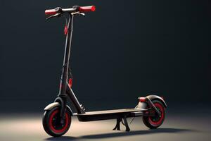 With their lightweight design and compact size, electric scooters are perfect for weaving through crowded streets and narrow alleyways. Generative AI photo