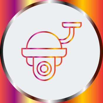 icono de vector de cámara de seguridad