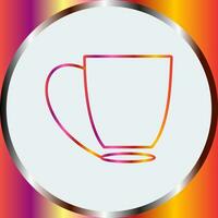 icono de vector de taza de café