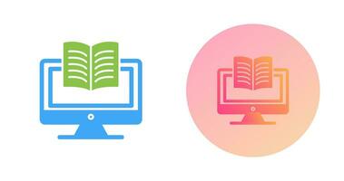 Digital Learning Vector Icon