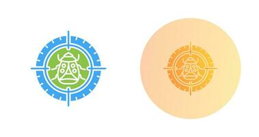 Bug Target Vector Icon