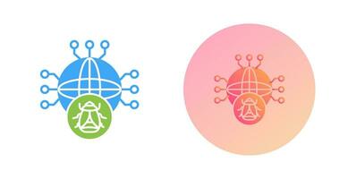 Global Malware Vector Icon